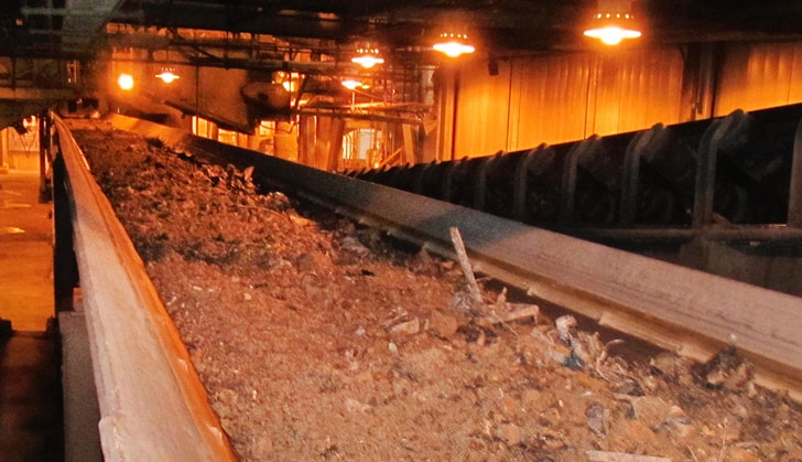 Slipstick Industrial Conveyor for Incinerator